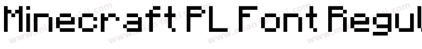 Minecraft PL Font RegularVersion 1字体转换